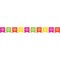 Party Central Pack of 6 Pink and Green Serape - Papel Picado Party Banner 120"